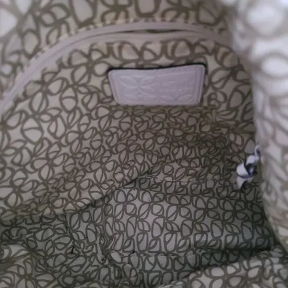 Fossil Off White Tooled Leather Hobo Shoulder Bag - Picture 5 of 8